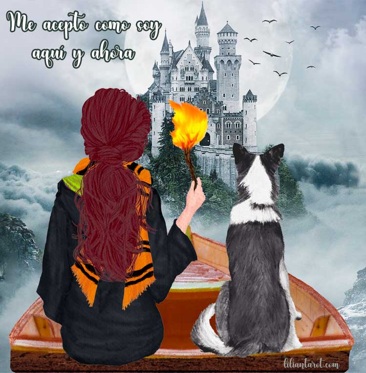 Me acepto tal y como soy aquí y ahora.